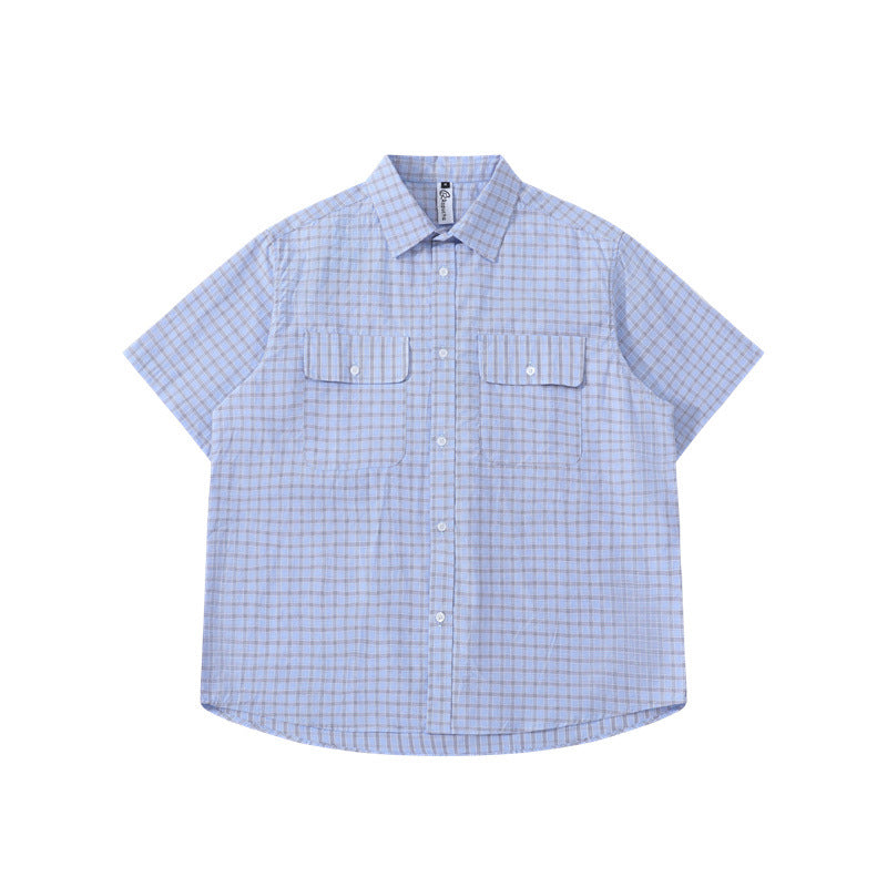 Striped pocket short sleeved shirt - V.I.P Digital Presence