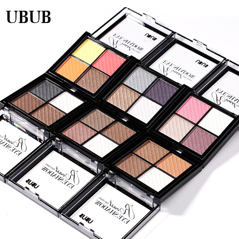 UBUB 4 Colors Eyeshadow Shimmer Natural Eyeshadow Matte Nude Metallic Earth Color Eye Shadow Beauty Makeup Palette - V.I.P Digital Presence