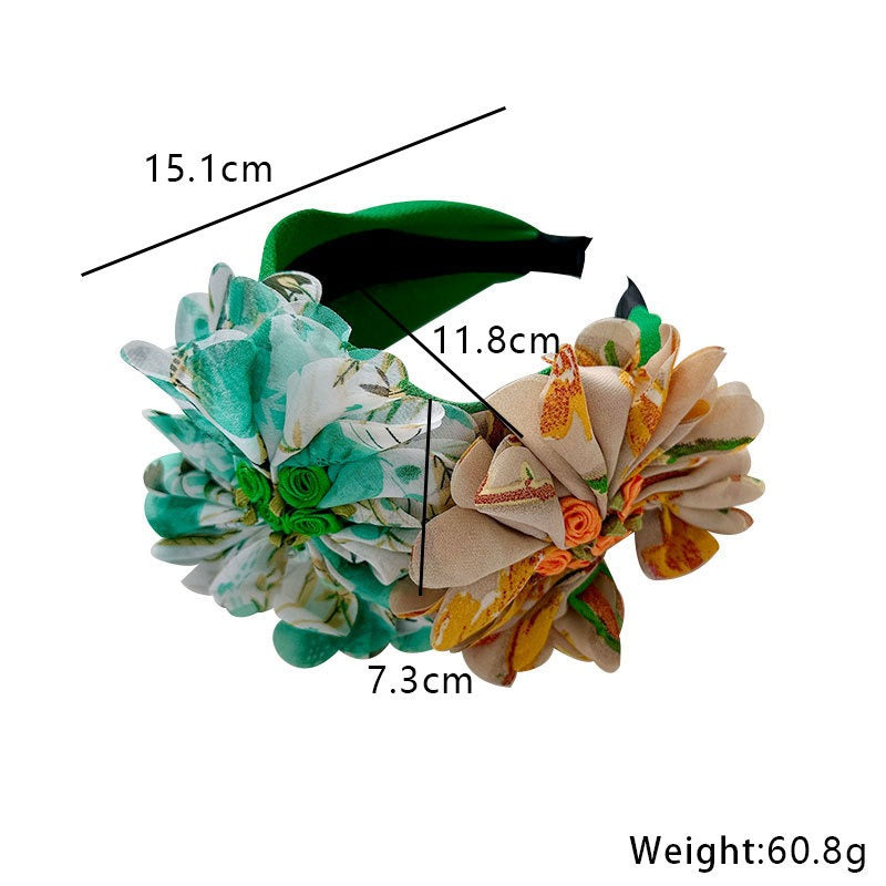 Fashionable handmade fabric flower headbands - V.I.P Digital Presence