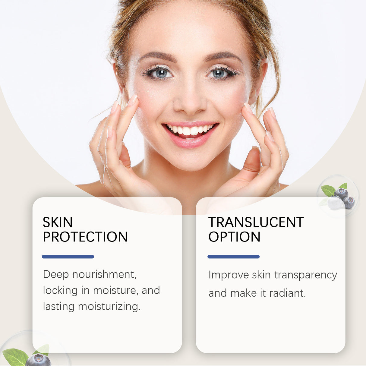 Blueberry Essence Oil Brightening, Moisturizing And Moisturizing Skin Care Essence Oil