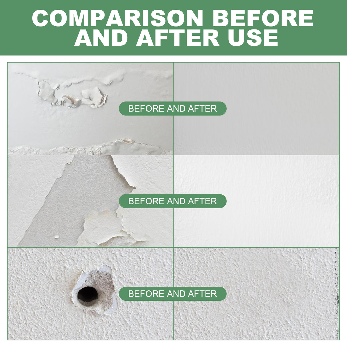 Wall Repair Plaster, Home Renovation Maintenance Wall Graffiti Cover Cracks Multi-functional Repair Plaster - V.I.P Digital Presence