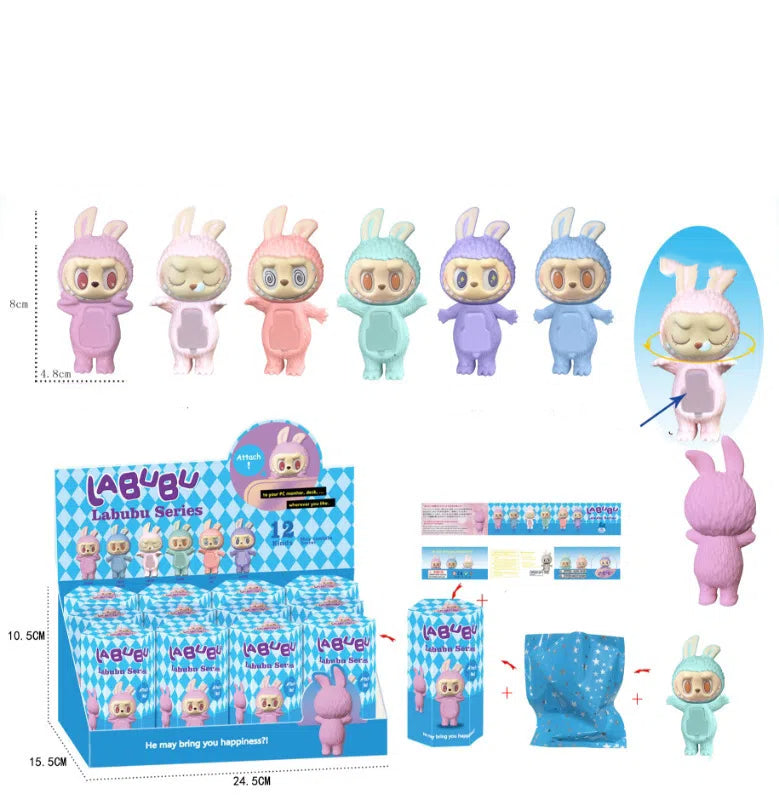 Party Angel Cheek Blind Box Car Ornament Mobile phone Decoration Handmade Anime Doll Finished End Box - V.I.P Digital Presence