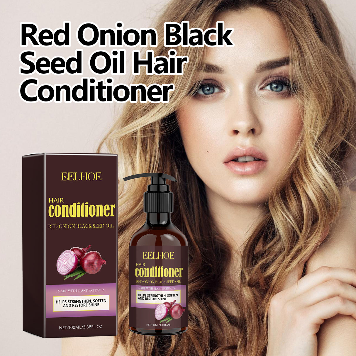 Red Onion Black Seed Oil Hair Conditioner, Nourish The Dry Short-Tempered Smooth And Glossy Hair End Fragrance Conditioner - V.I.P Digital Presence