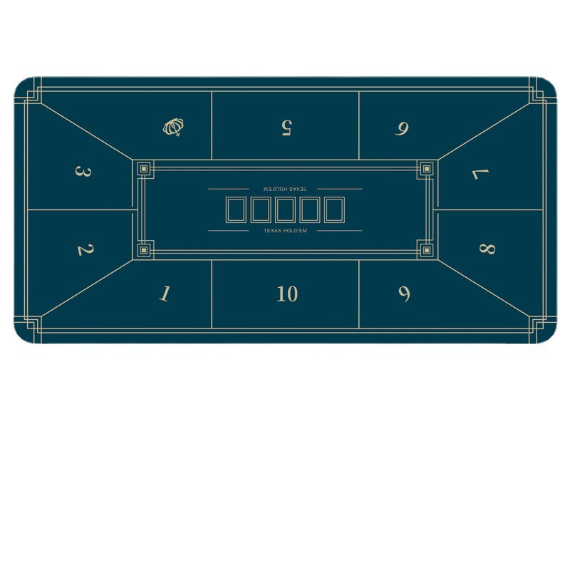 Dezhou playing card pad tablecloth table cushion square round chip rubber cushion playing card table top cushion