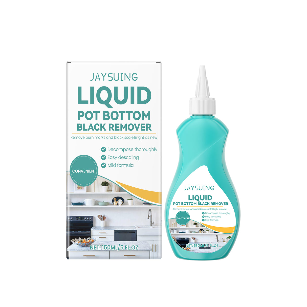 Kitchen Grease Cleaner Remove Grease And Dirt From The Bottom Of Kitchen Pans Polishing Anti-Rust Cleaner - V.I.P Digital Presence