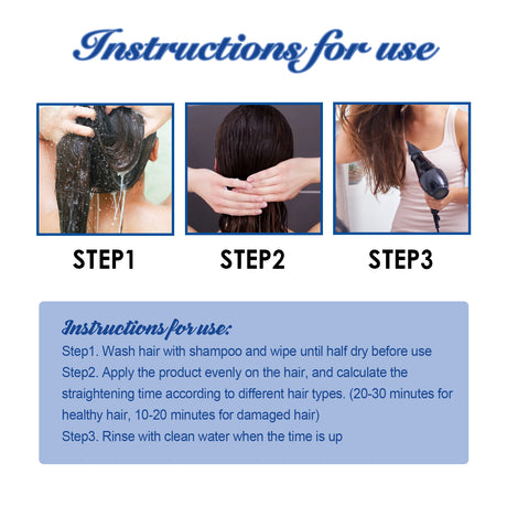 Protein Hair Straightening Cream Nourishes Hair, Smooths Hair And Scalp, And Takes Care Of Smooth, Frizzy And Dry Hair - V.I.P Digital Presence