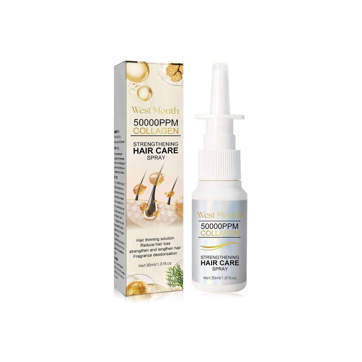 Hair Smoothing Essence Spray, Moisturize Hair Roots, Strengthen Scalp, Prevent Hair Loss, Repair And Smooth - V.I.P Digital Presence