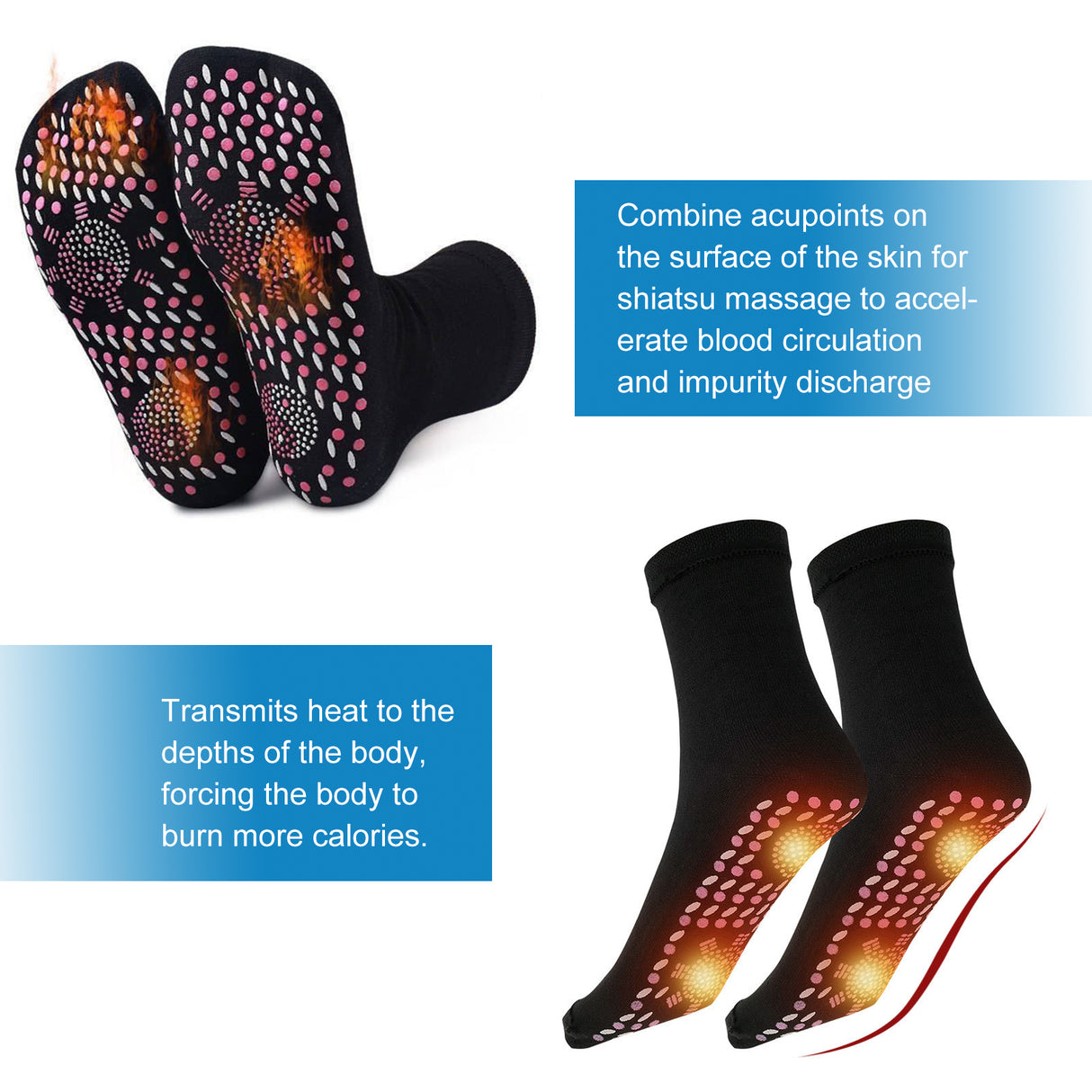 HouKea Stretch Socks, Firming Skin Friendly Soft And Comfortable Non-Slip Elastic Socks Foot Massage Treatment Leg Shaping - V.I.P Digital Presence