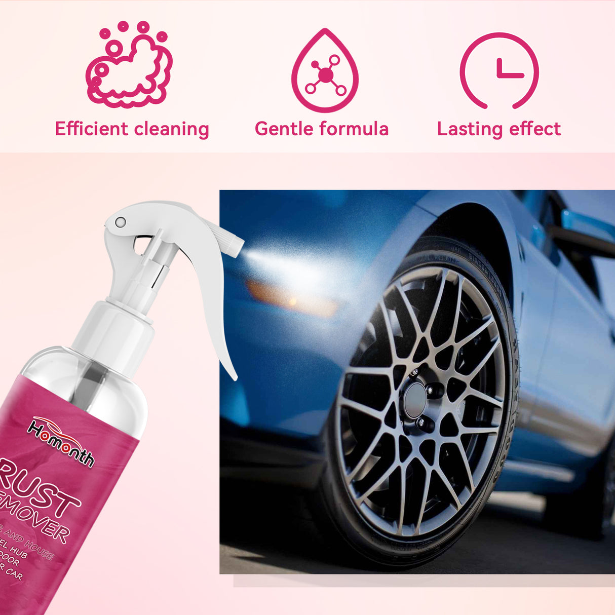 Auto Rust Remover Auto Wheel Hub Handlebar Parts Rust Cleaning And Decontamination Multi-Function Rust Remover - V.I.P Digital Presence