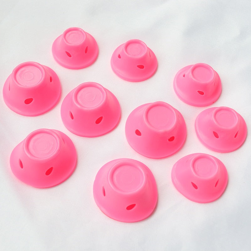 10/20pcs/set Magic Hair Care Rollers for Curlers Sleeping No Heat Soft Rubber Silicone Hair Curler Twist Hair Styling DIY Tool - V.I.P Digital Presence