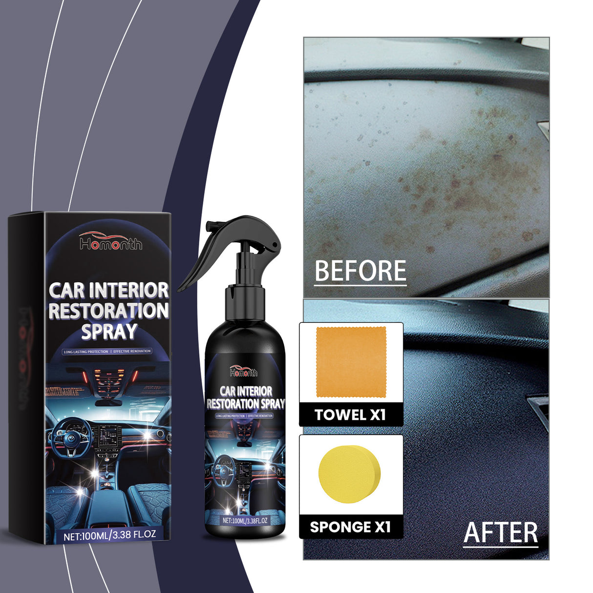 Automotive Interior Retreader Deep Cleaning, Waterproof And Anti-Fouling Reconditioning Interior Maintenance Cleaner - V.I.P Digital Presence