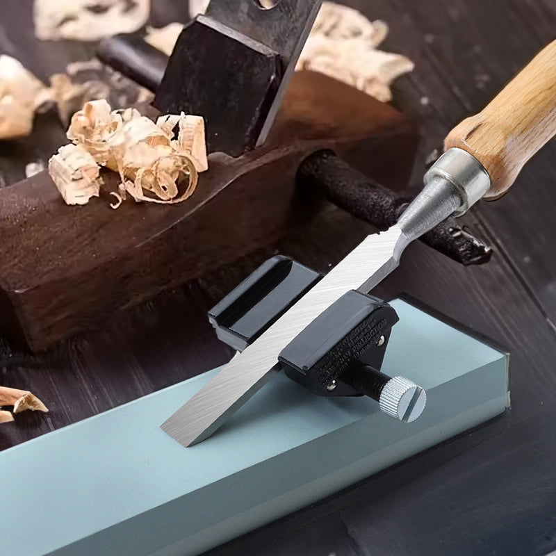 Chisel sharpening guide, knife sharpener, chisel blade, projection sharpener, template, roller, sharpening stone - V.I.P Digital Presence