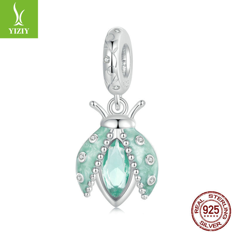 Silver Charm Original Forest Oasis Butterfly Ladybug DIY Bracelet Beads Spring Fresh s925 Pure Silver Beads - V.I.P Digital Presence