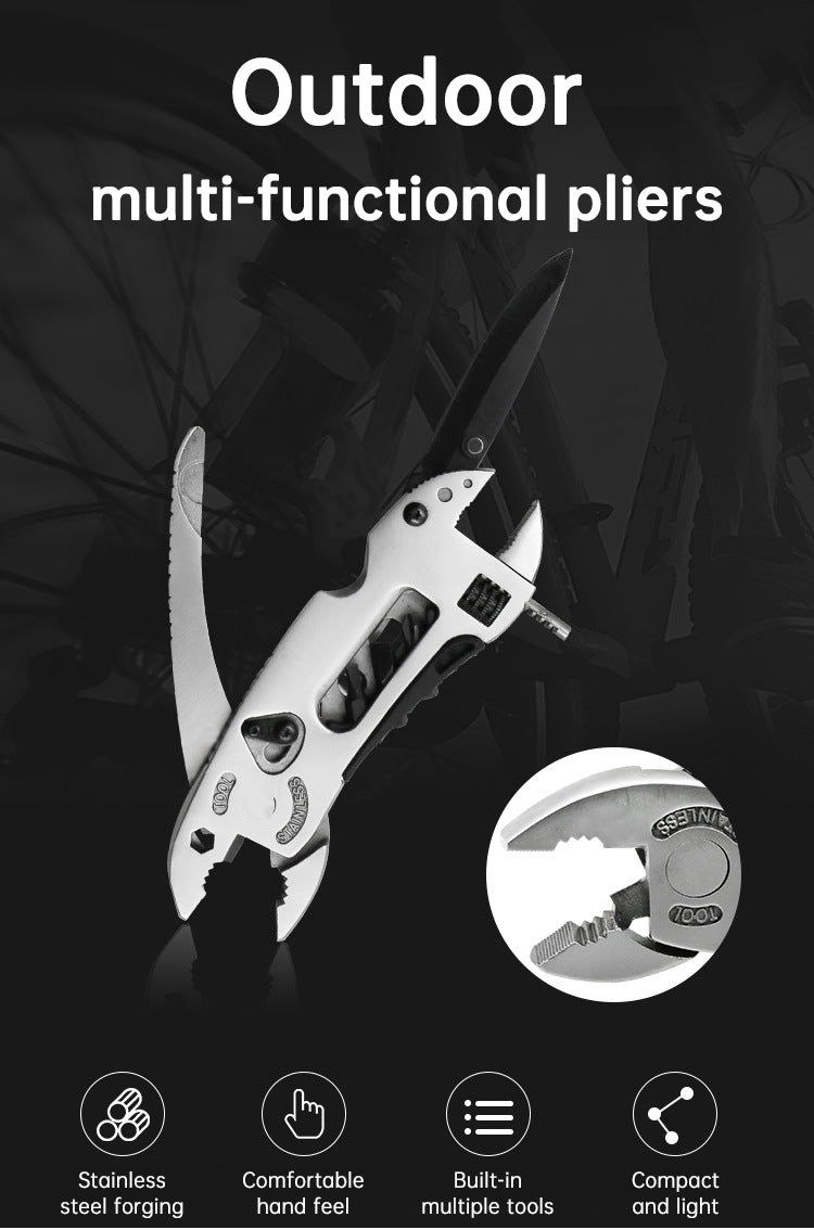 Outdoor camping regular pliers, multi-purpose tool pliers, outdoor wrench tool combination - V.I.P Digital Presence
