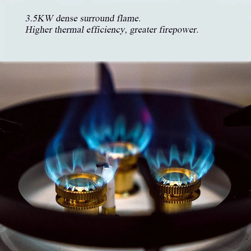 Outdoor Mini Portable Carabiner Stainless Steel 3.5KW Outdoor Camping Equipment Home Appliances Cooktop Gas Stove - V.I.P Digital Presence