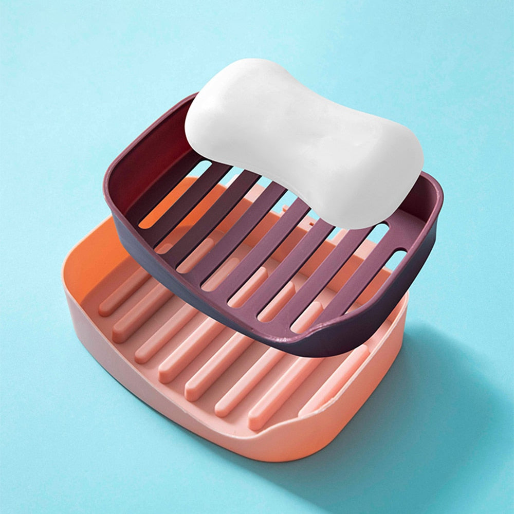 Bathroom soap box storage rack free perforated shelf drain toilet soap rack household suction cup wall-mounted soap box - V.I.P Digital Presence