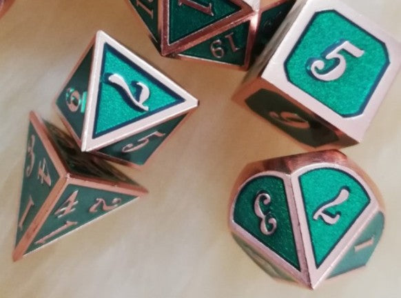 New font Dungeons & Dragons 7pcs/set Creative RPG Dice - V.I.P Digital Presence