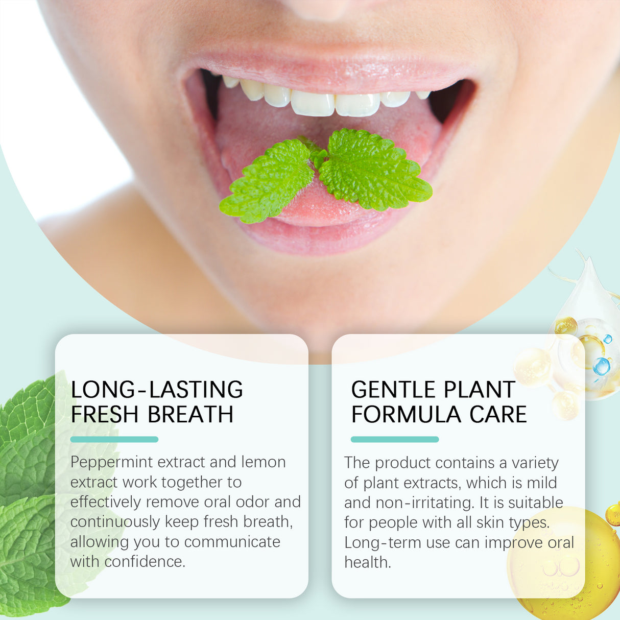 Mouthwash, Clean Teeth, Remove Stains, Remove Odors And Smell Fresh Portable Clean Solid Toothpaste Tablets - V.I.P Digital Presence