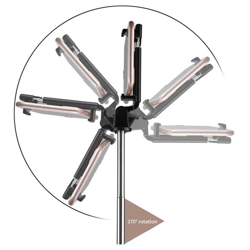 CE Certification Bluetooth Selfie Stick Remote Control Tripod Handphone Live Photo Holder Tripod Camera Self-Timer Artifact Rod - V.I.P Digital Presence