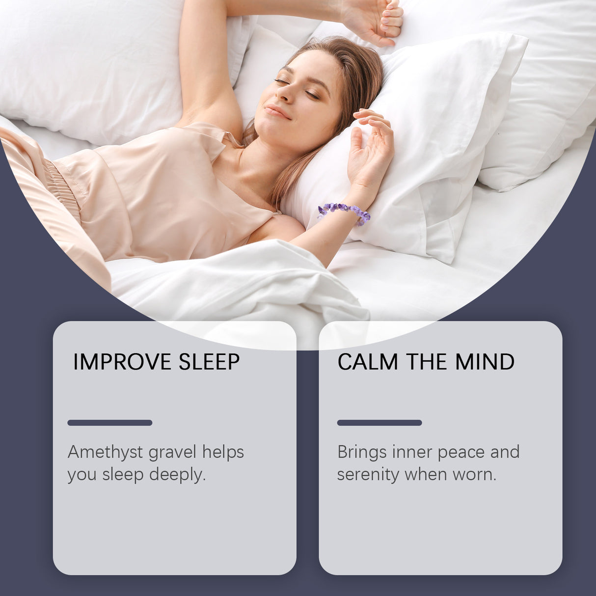 Decorative Bracelet Everyday Personality Fashion All-In-One Night Simple Portable Decorative Amethyst Bracelet - V.I.P Digital Presence