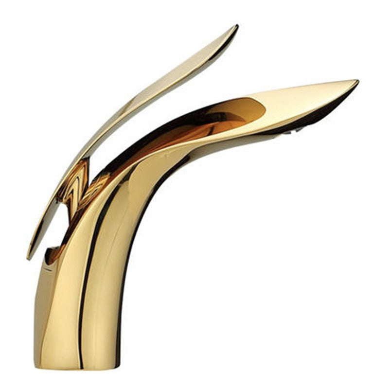 Brass internet celebrity rose gold creative personalized washbasin bathroom washbasin hot and cold - V.I.P Digital Presence