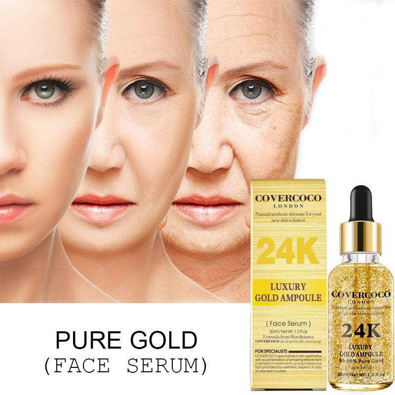 24K Serum Facial Complexion Brightening Moisturizing Skin 30ml Essence Facial Serum - V.I.P Digital Presence