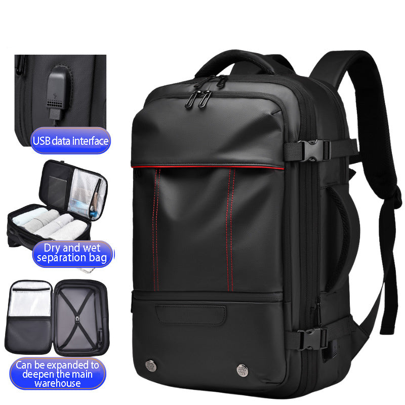 Men's Backpack Business Travel Backpack Large Capacity Expansion Multifunctional Vacuum Compression Backpack for Men - V.I.P Digital Presence