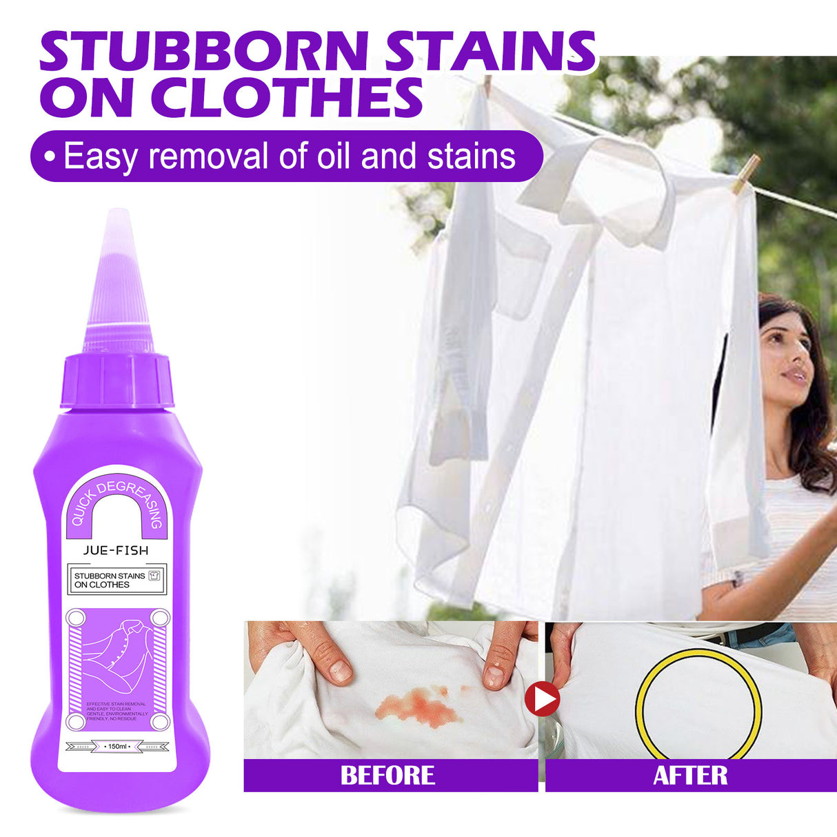 Active Enzyme Laundry Stain Remover, Laundry Softness And Long-lasting Fragrant Protective Clothing Decontamination Liquid - V.I.P Digital Presence