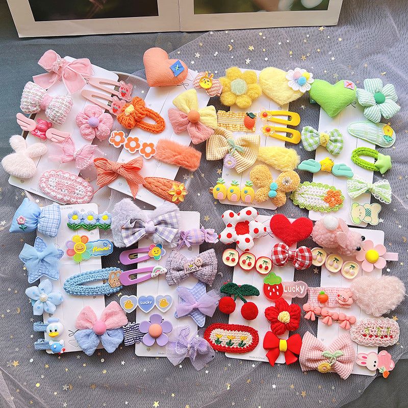 Children's Plush Hair Clip Autumn and Winter New Hair Accessories Little Girls' Hair Clip Cute Headwear - V.I.P Digital Presence
