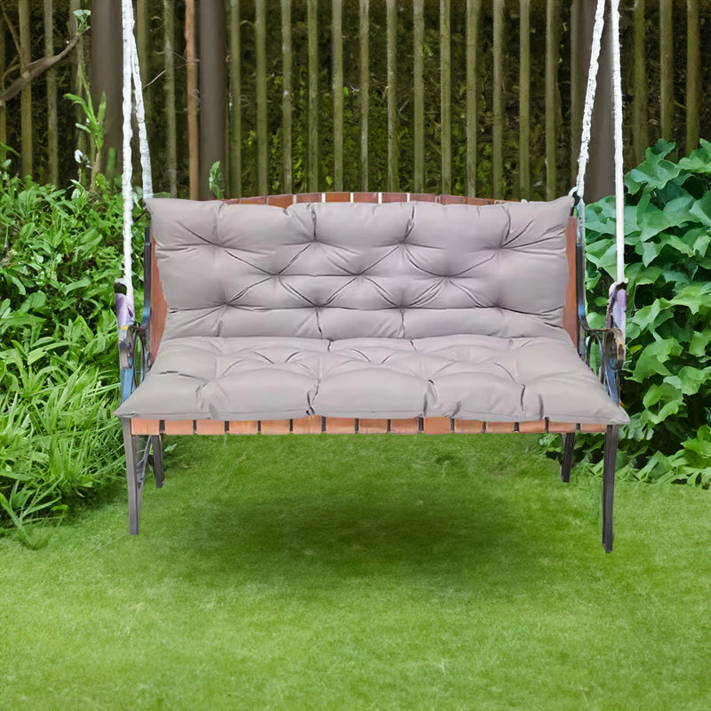 Outdoor 2/3-seater bench/swing cushions: thickened, with backrest, waterproof. - V.I.P Digital Presence