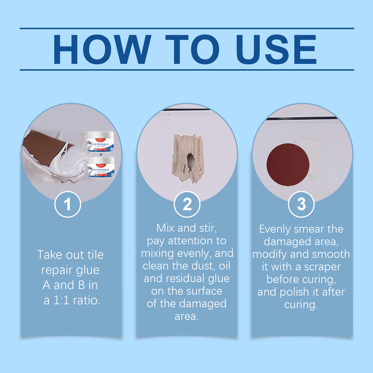 Tile Repair Glue, Living Room Bathroom Wall Tile Repair Leak Gap Waterproof Sealing Tile Repair Glue - V.I.P Digital Presence