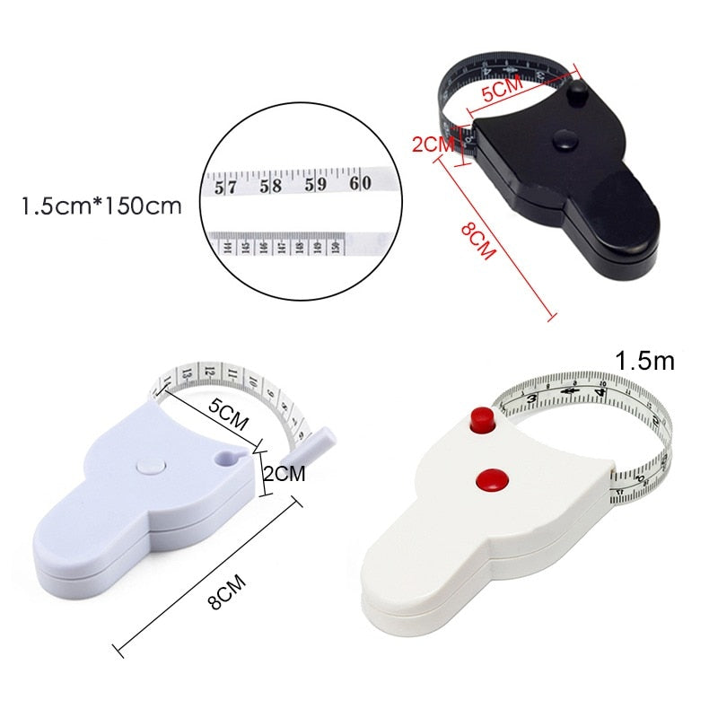 Body Measuring Tape Automatic Telescopic Tape Measure Measuring Film for Body Metric Centimeter Tape 1.5M Sewing Tailor Meter - V.I.P Digital Presence