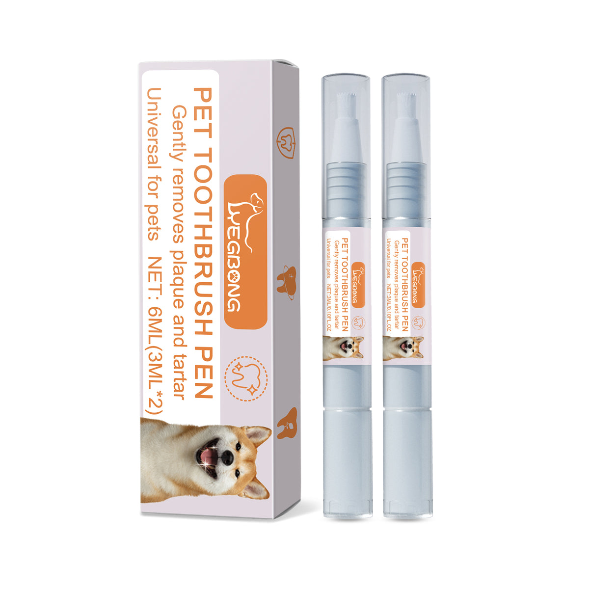 Pet Toothbrush Pen Dog Cat Tartar Stone Cleaning Remove Bad Breath Remove Odor Cleaning Pen - V.I.P Digital Presence