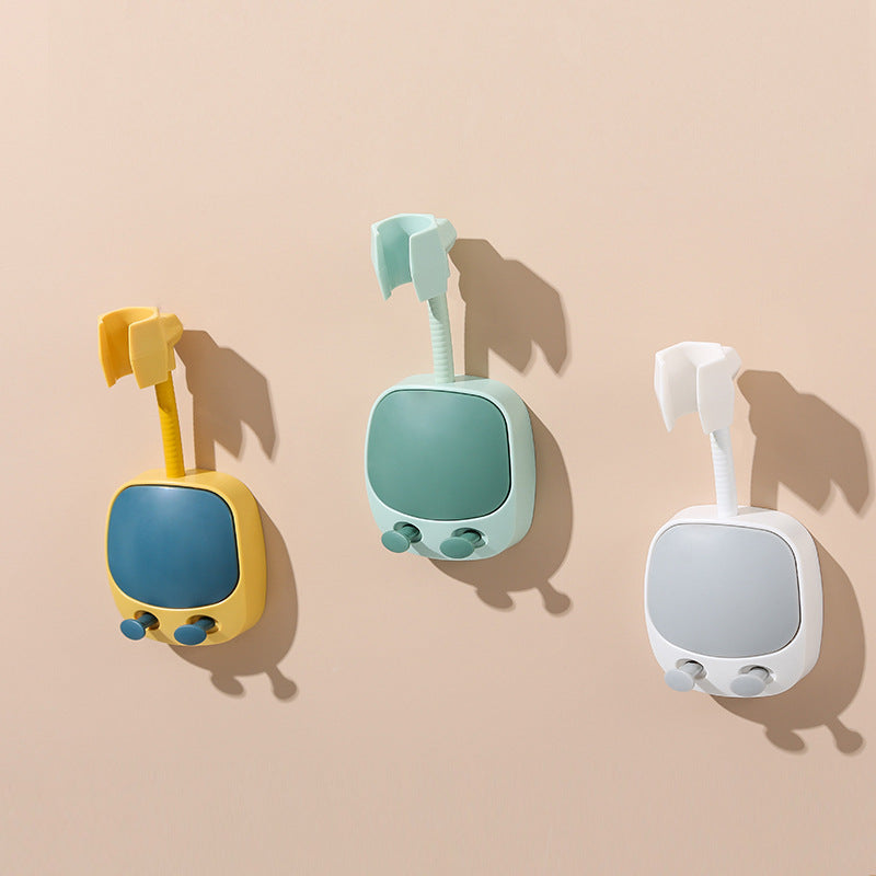 No Punching Head Shake Adjustable Bathroom Nozzle Shower Fixed Seat Lotus Head Universal Bracket Suction Cup Shower Bracket - V.I.P Digital Presence