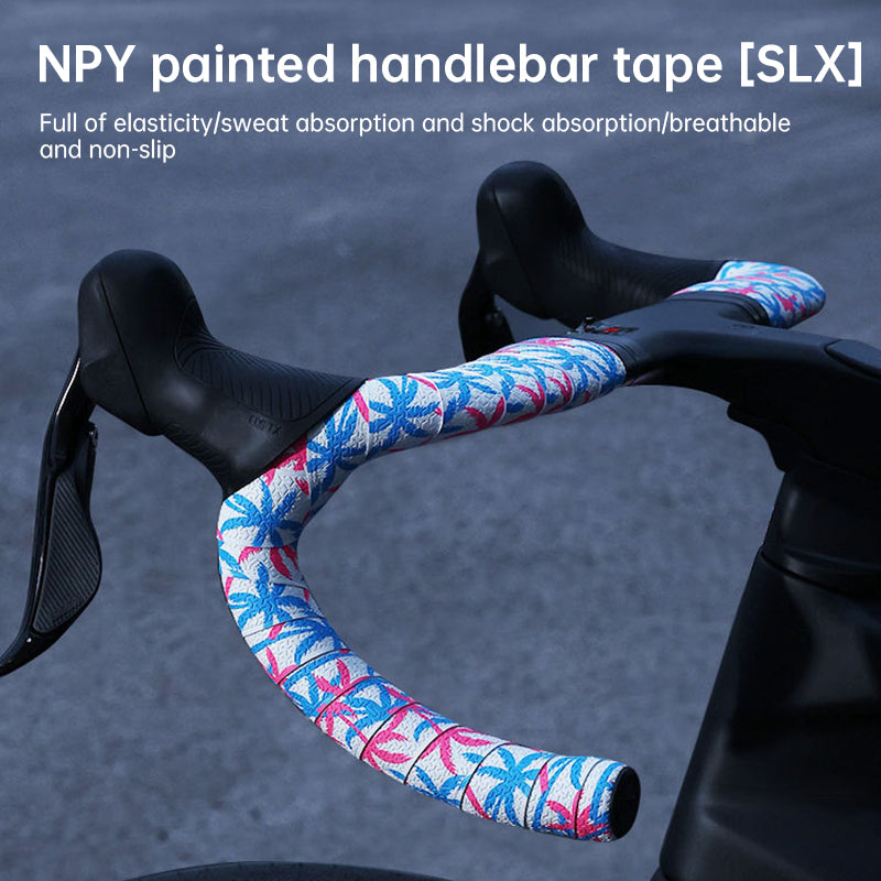 Npy EVA PU Road Bike Handlebar Tape, Anti - Slip & Shock - Absorbing, Sakura Design, with End Plugs - V.I.P Digital Presence