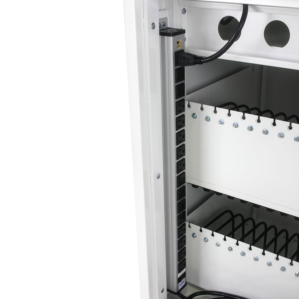 Mobile Charging Cart and Cabinet for Tablets Laptops 31+4-Device - V.I.P Digital Presence