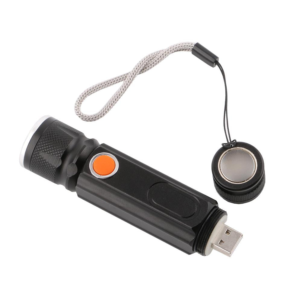 Magnet Camping Lamp Mini USB LED Flashlight XML T6 Torch Rechargeable COB Lantern Waterproof Zoom 18650 Battery - V.I.P Digital Presence