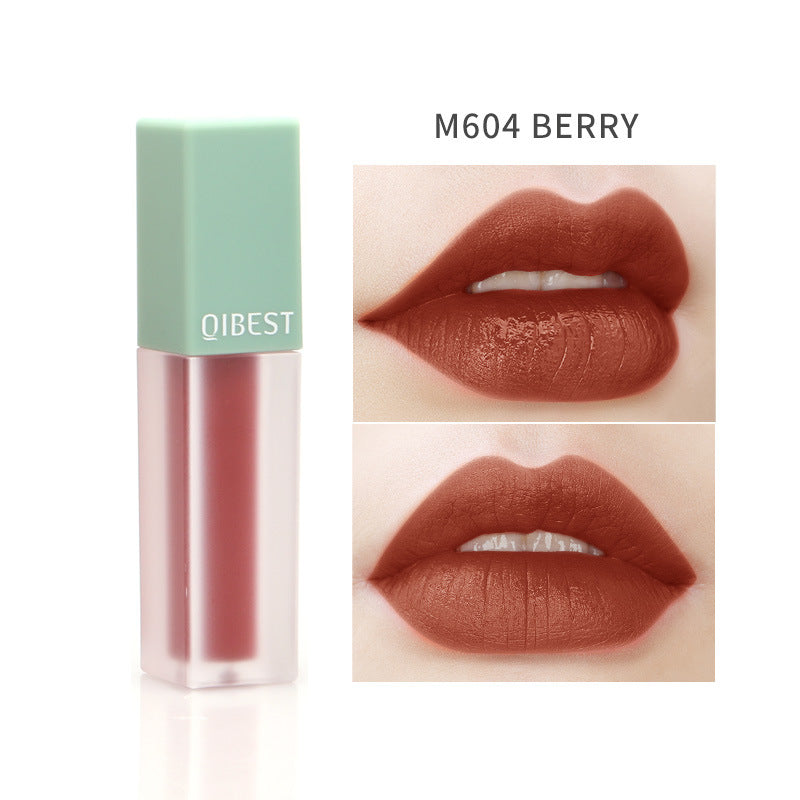 QIBEST Matte Velvet Matte Lip Gloss Lip Gloss Matte Creamy Lasting Liquid Lipstick - V.I.P Digital Presence