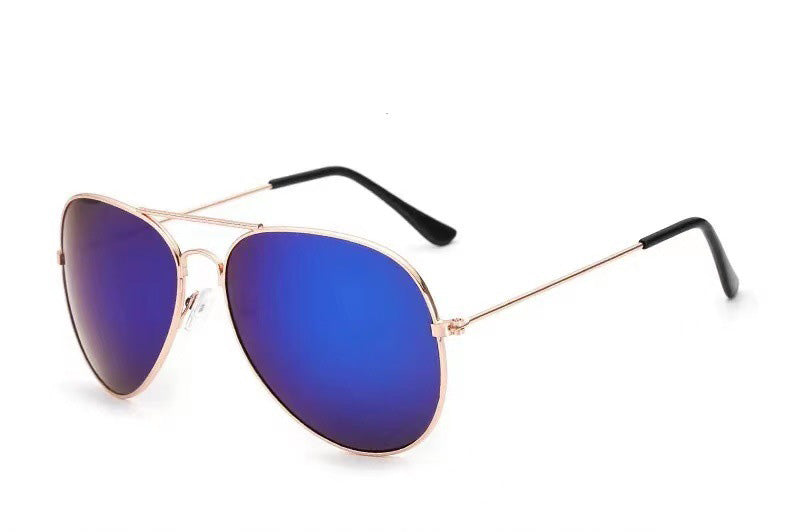 Sunglasses Colorful Toad Glasses Pilot Men And Women Models 3025 Color Film Reflective Sunglasses