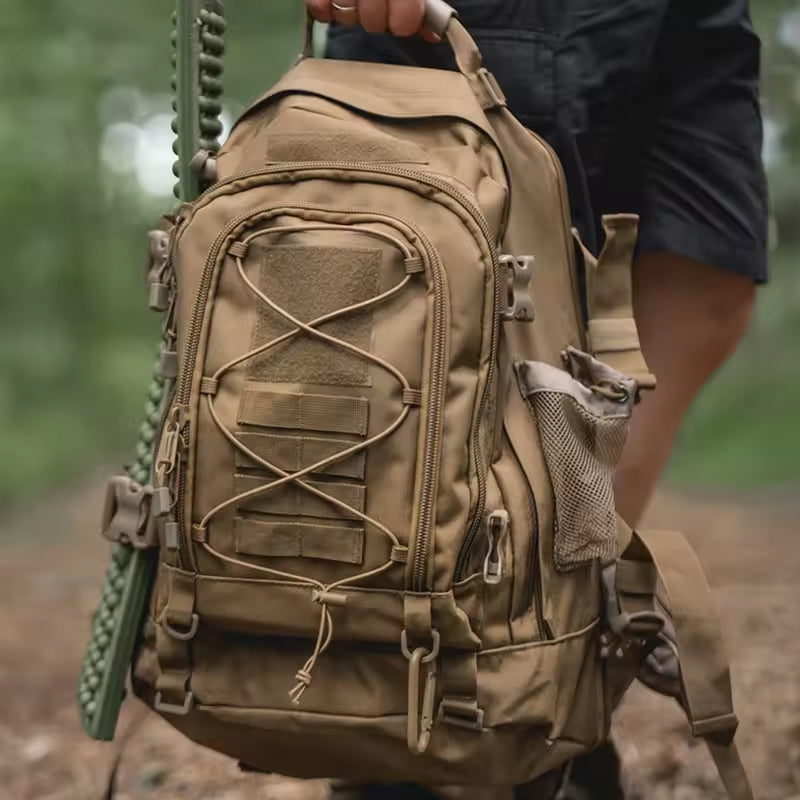 65L Men's Outdoor Tactical Backpack: large - capacity, ideal for hiking, camping, and travel. A military - style rucksack - V.I.P Digital Presence