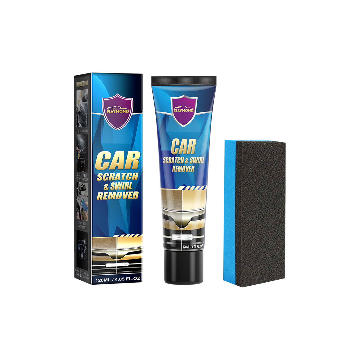 Car Scratch Repair Cream, Car Maintenance Refurbishment Paint Scratches Scratches Polishing Paint Repair Paste - V.I.P Digital Presence