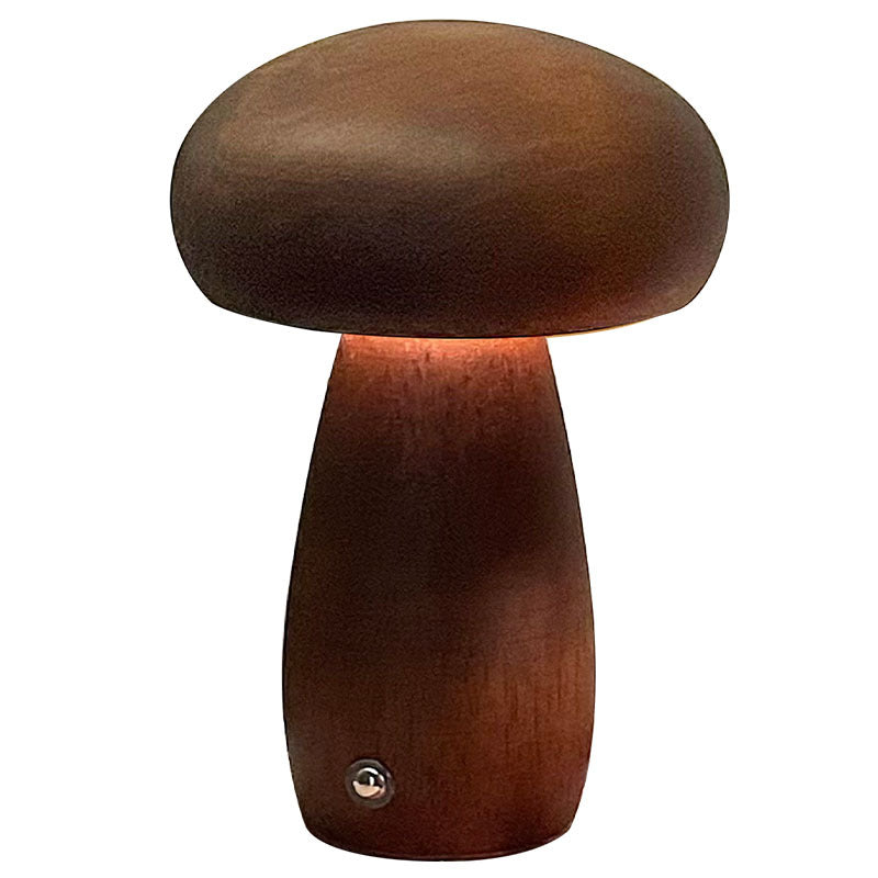 Mushroom lamp, LED charging night light, creative desk lamp, bedroom minimalist touch switch, ambient light, gift - V.I.P Digital Presence