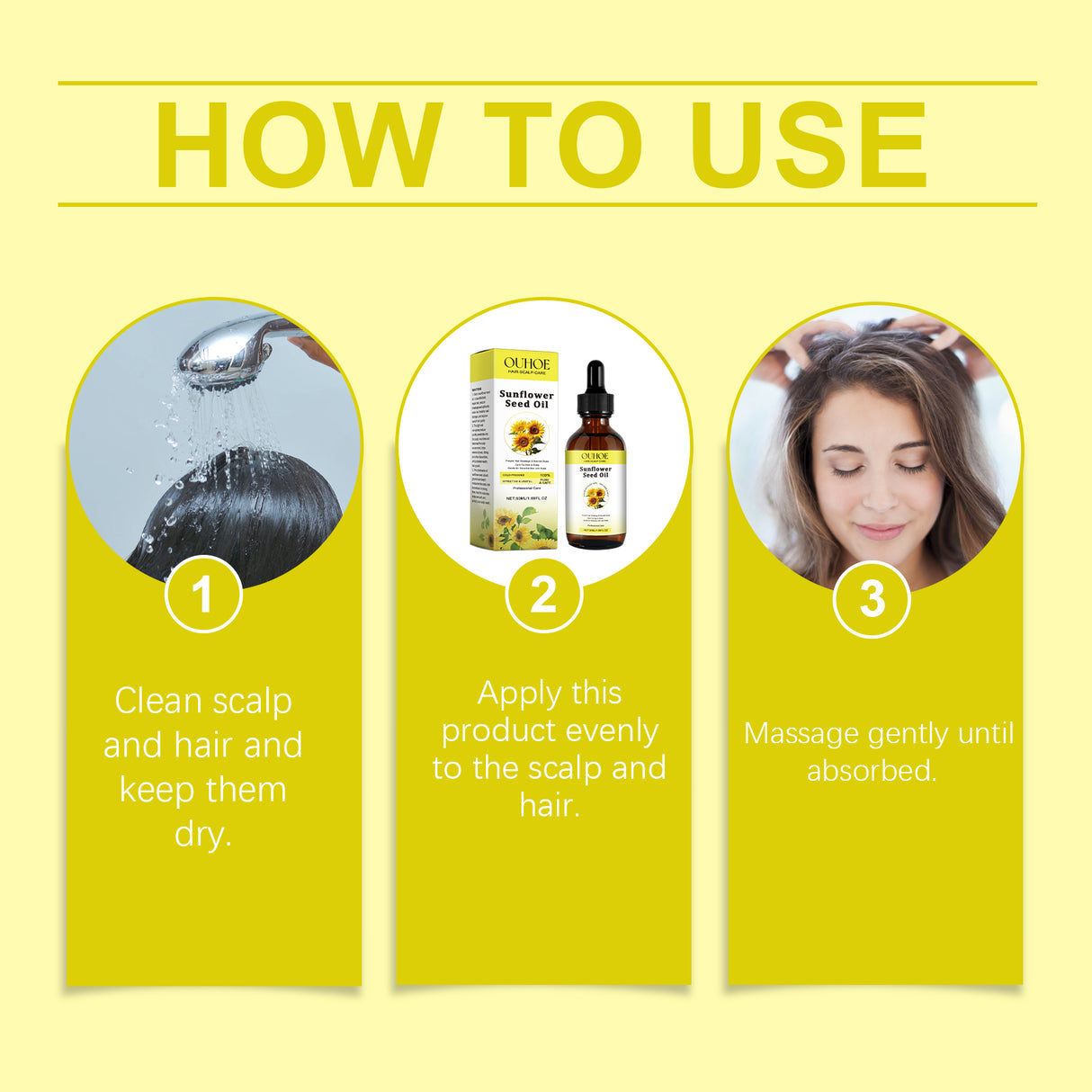 Sunflower Oil Hair Care Essential Oil Moisturizes, Prevents Frizz And Nourishes Hair Care Essential Oil Softens And Repairs Hair Roots - V.I.P Digital Presence