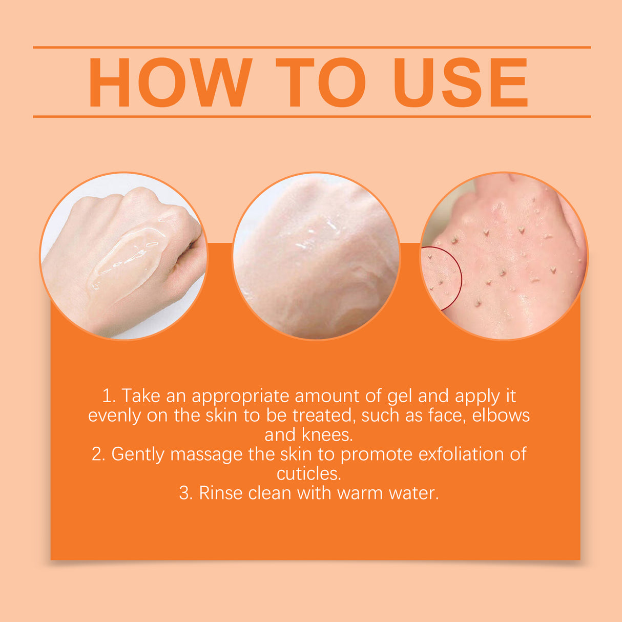 Rice Exfoliating Gel Gently Cleanses Face Body Skin Hydrating Moisturizing Refreshing Cleansing Gel