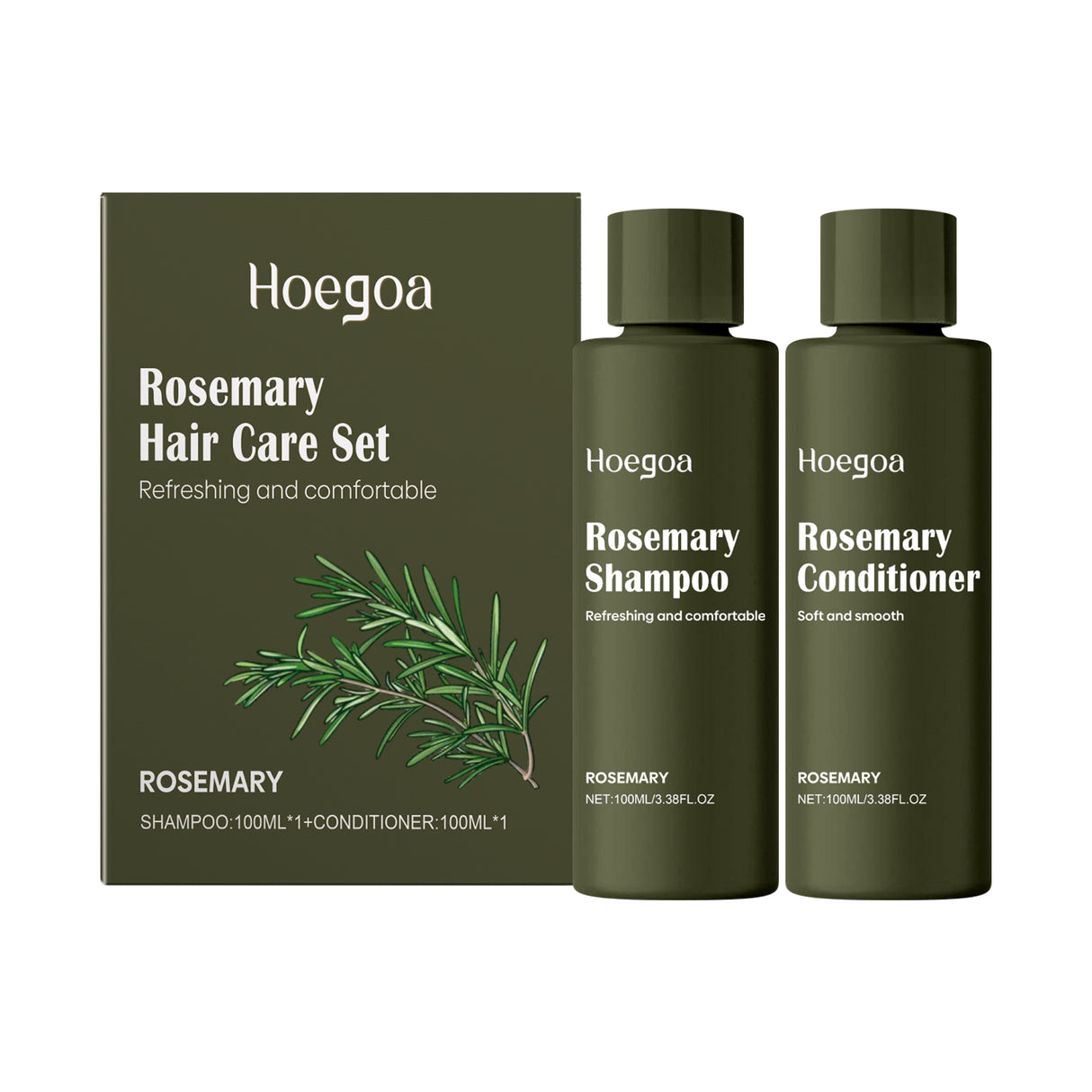 Rosemary Shampoo Set Anti-Dandruff Oil Control Shampoo Retain Fragrance Moisturizing Conditioner Refreshing Hair - V.I.P Digital Presence