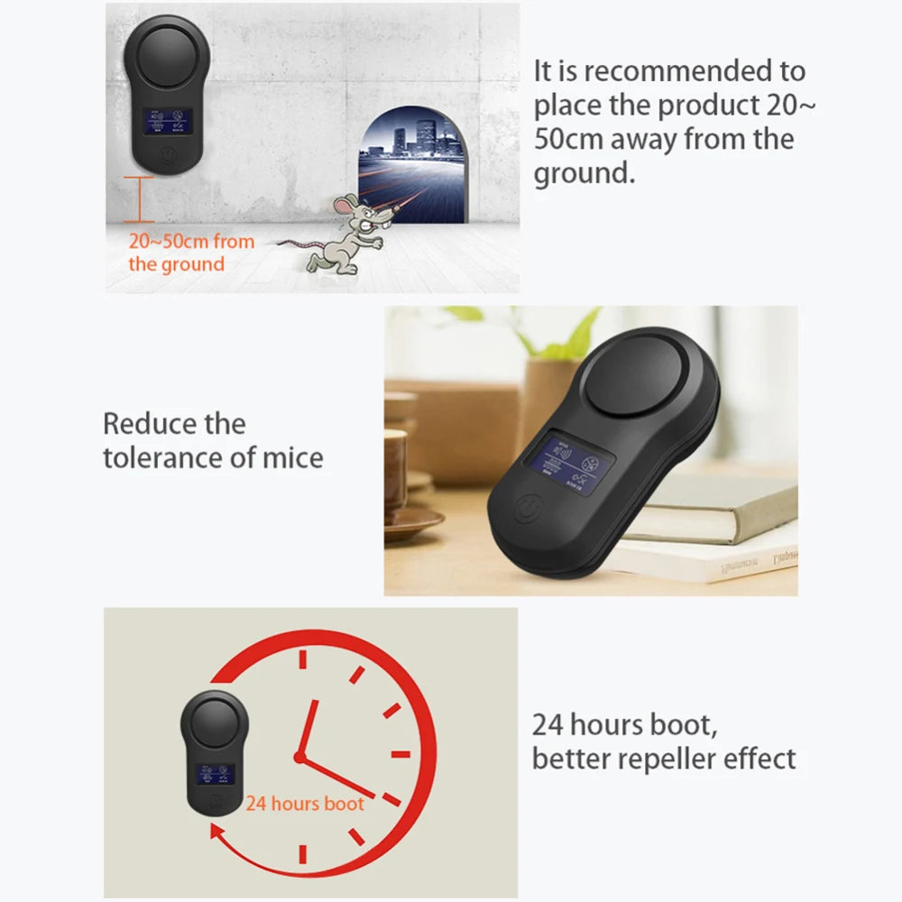 Improved Version Electronic Cat Ultrasound Anti Mosquito Insect Repeller Rat Mouse Cockroach Pest Reject Repellent - V.I.P Digital Presence