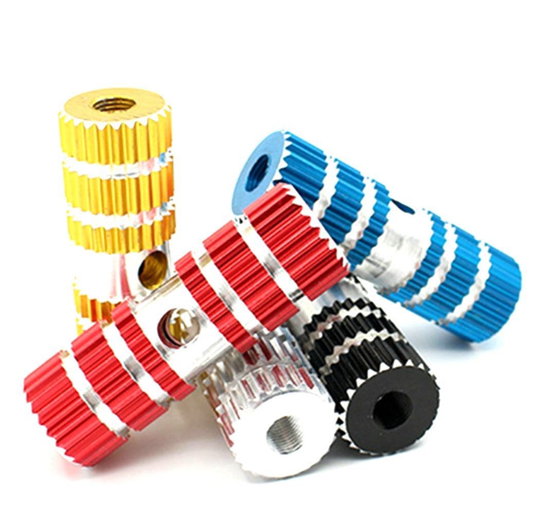 Bicycle Solid Foot Column Rocket Launcher Mountain Bike Round Foot Column Aluminum Solid Rear Axle Pedal Riding Equipment