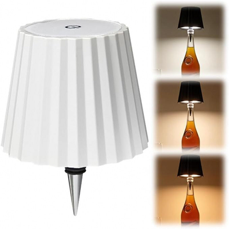 LED Creative Wine Bottle Light for Bar: Movable, Rechargeable, RGB Dimmable Decorative Bottle Lamp - V.I.P Digital Presence
