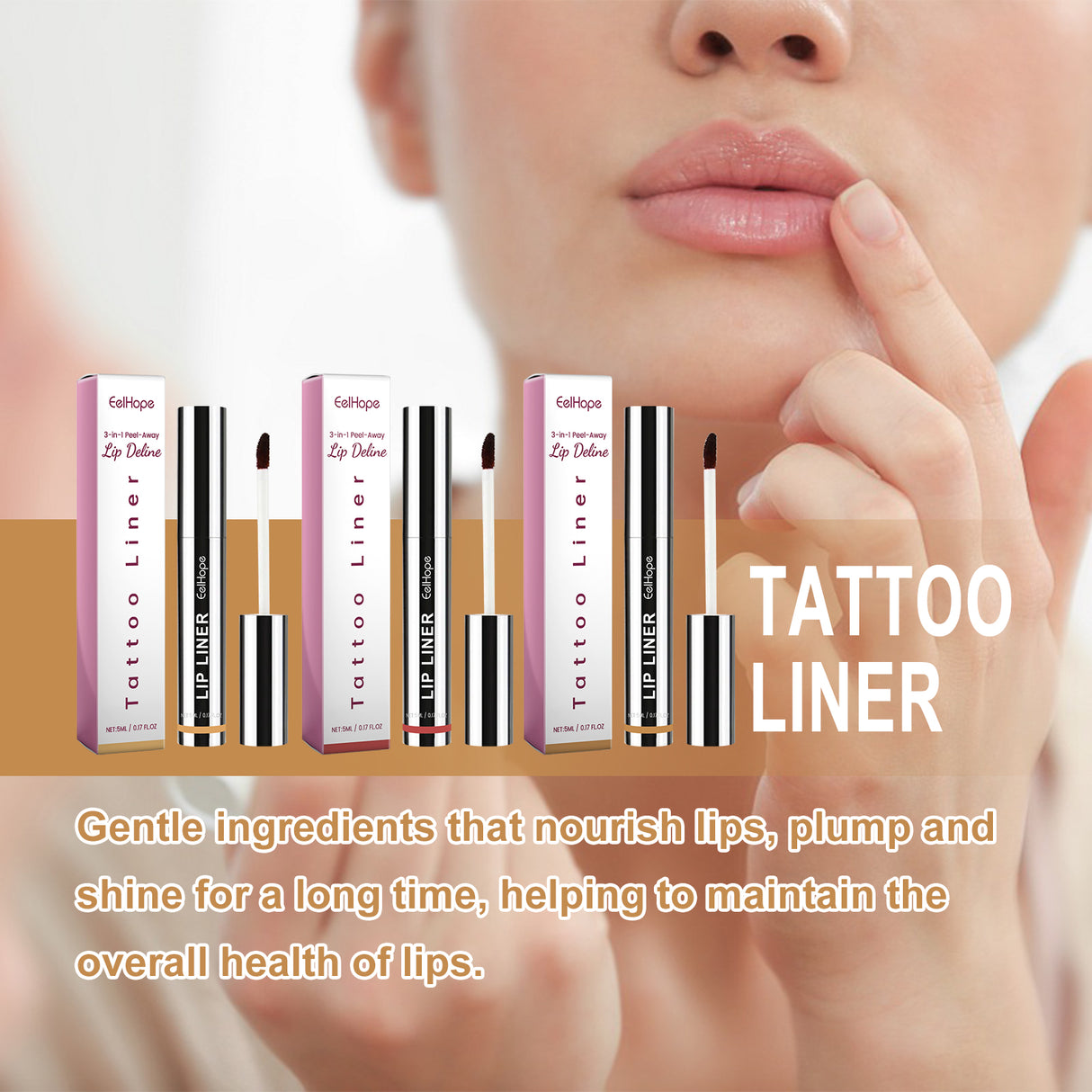 Tattoo Liner, Outline Lip Shape And Develop Lip Color Lasting Waterproof And Not Easy To Fade Peeling Lip Liner - V.I.P Digital Presence