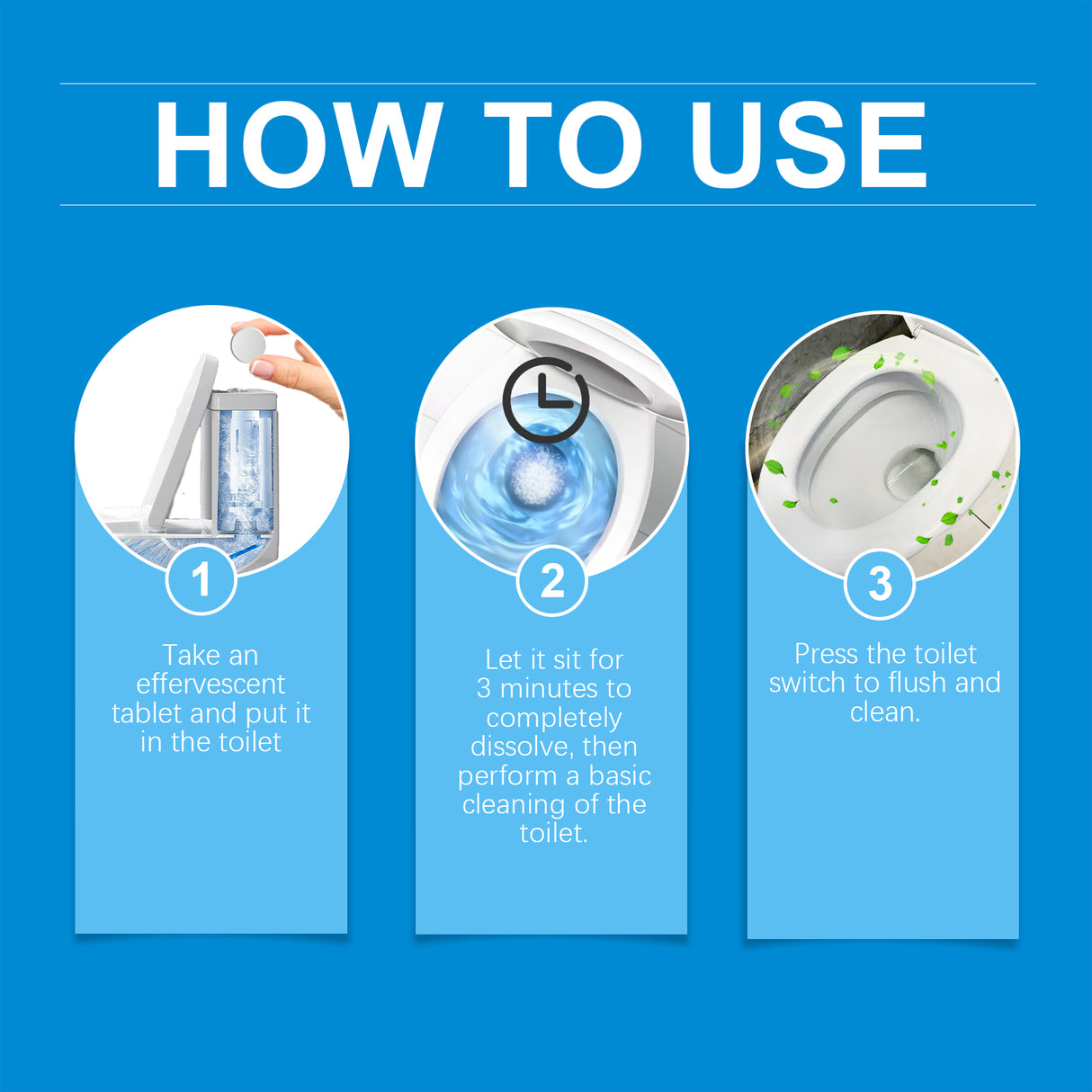 Automatic Toilet Cleaning Effervescent Tablet Toilet Deodorizer Deodorizer Automatic Toilet Odor Effervescent Tablet - V.I.P Digital Presence